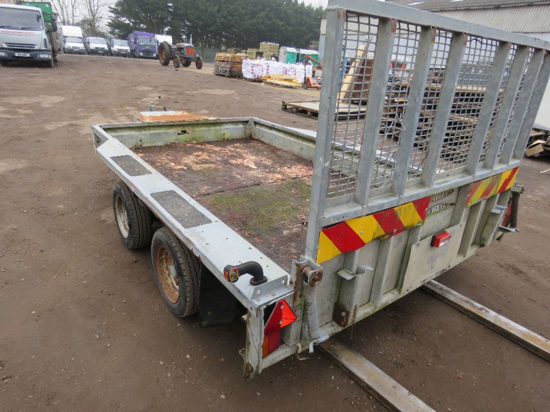 IFOR WILLIAMS GX106 WIDE BODY PLANT TRAILER WITH RAER RAMP. 3500KG CAPACITY. SN:SCK60000040399899...