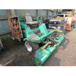 RANSOMES 520 5 GANG RIDE ON CYLINDER MOWER WITH KUBOTA ENGINE. WHEN TESTED WAS SEEN TO RUN, DRIVE,