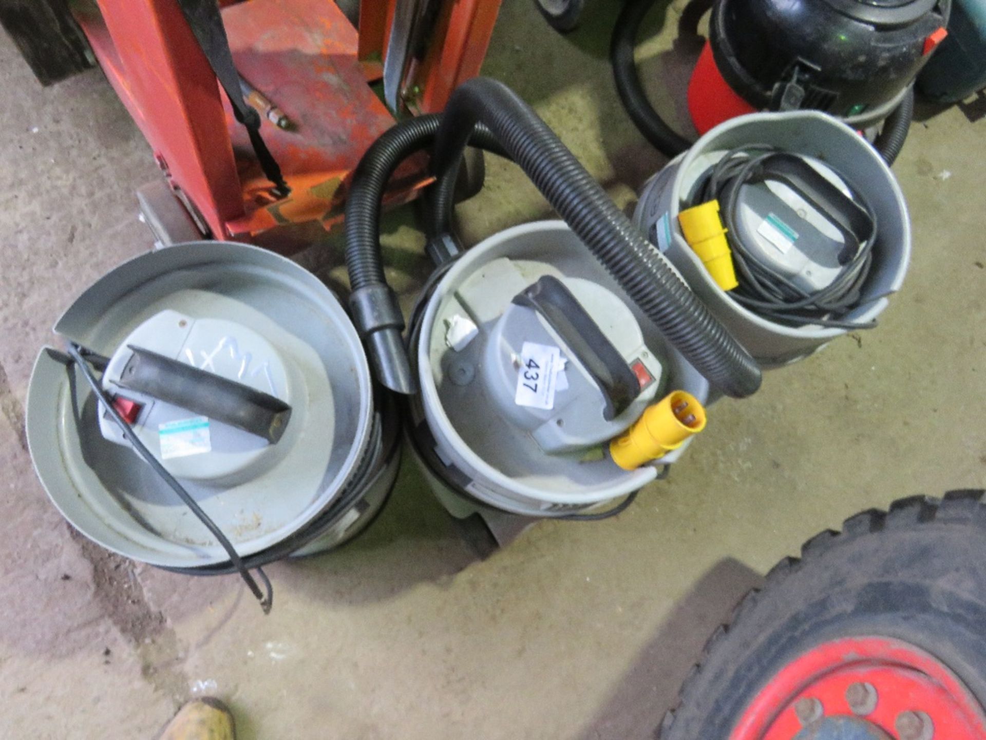 3NO 110VOLT VACUUM CLEANERS. SOURCED FROM COMPANY LIQUIDATION. THIS LOT IS SOLD UNDER THE AUCTI - Image 2 of 2