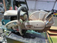 MAKITA DPC6410 PETROL ENGINED CUT OFF SAW WITH BLADE.