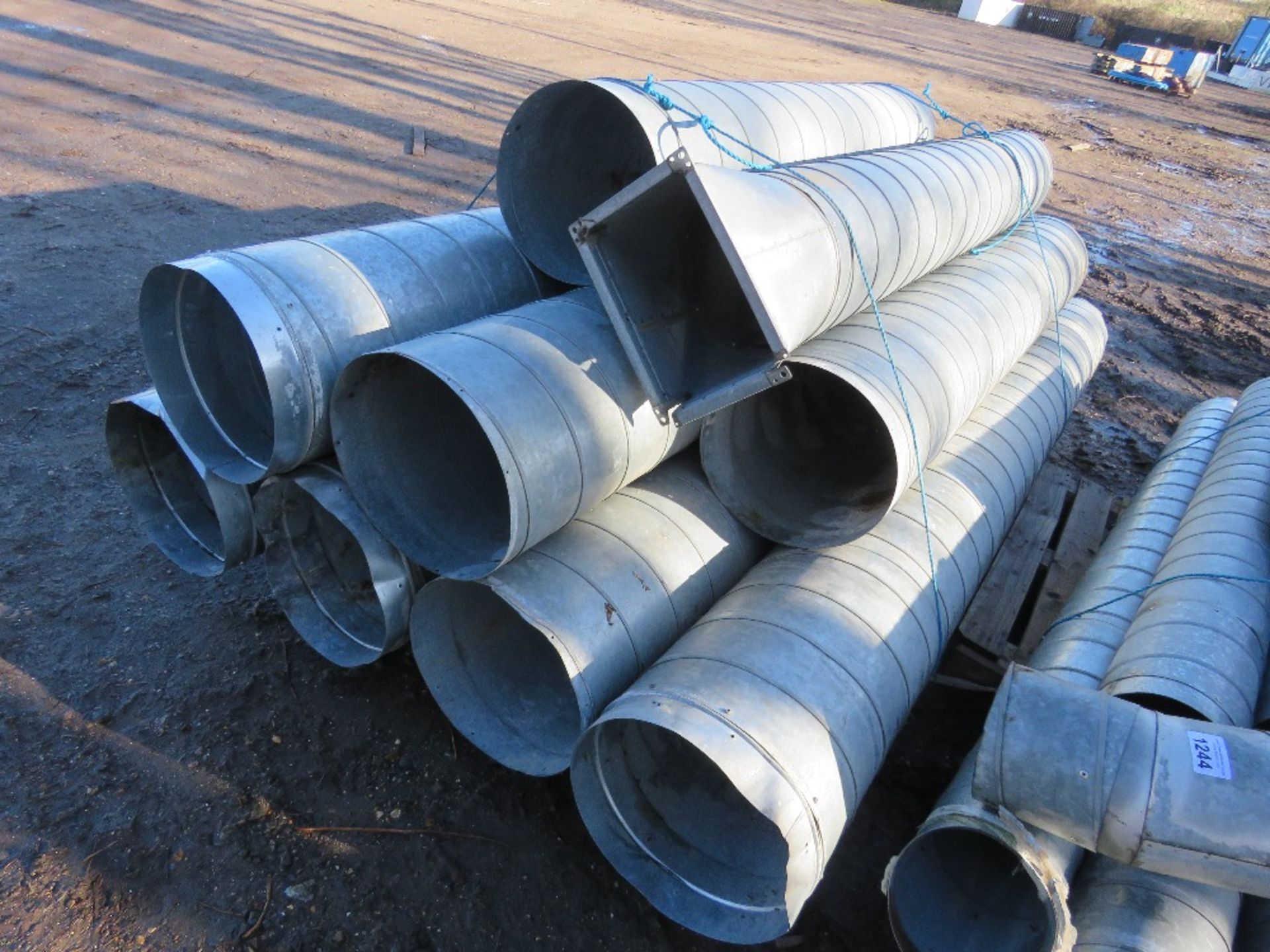 QUANTITY OF STEEL DUCTING TUBES, 14" APPROX DIAMETER. - Image 3 of 4