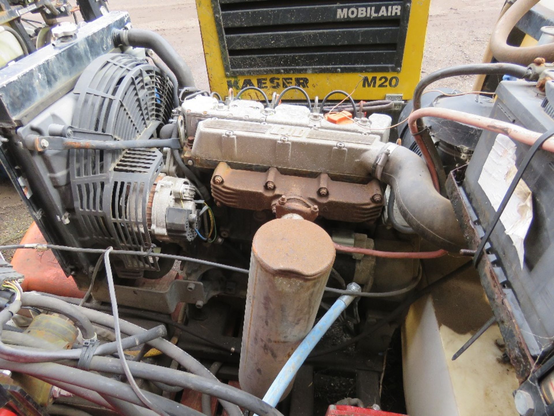 HEAVY DUTY HIGH PRESSURE JETTER / PUMP UNIT WITH LOMBARDINI 4 CYLINDER ENGINE.. when tested was seen - Image 5 of 8