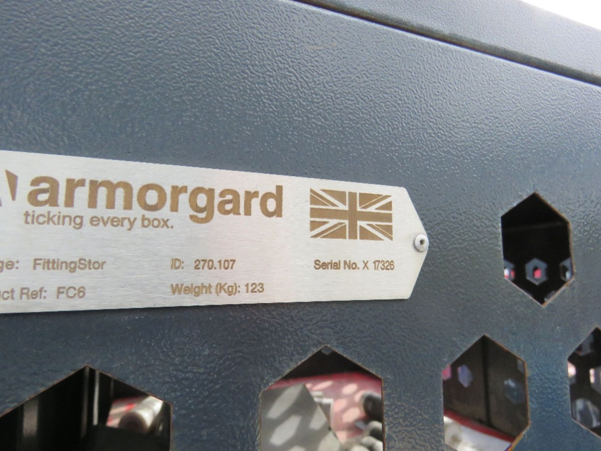 ARMORGARD VENTILATED SIDE FITTINGSTOR CABINET. SOURCED FROM COMPANY LIQUIDATION. - Image 3 of 4