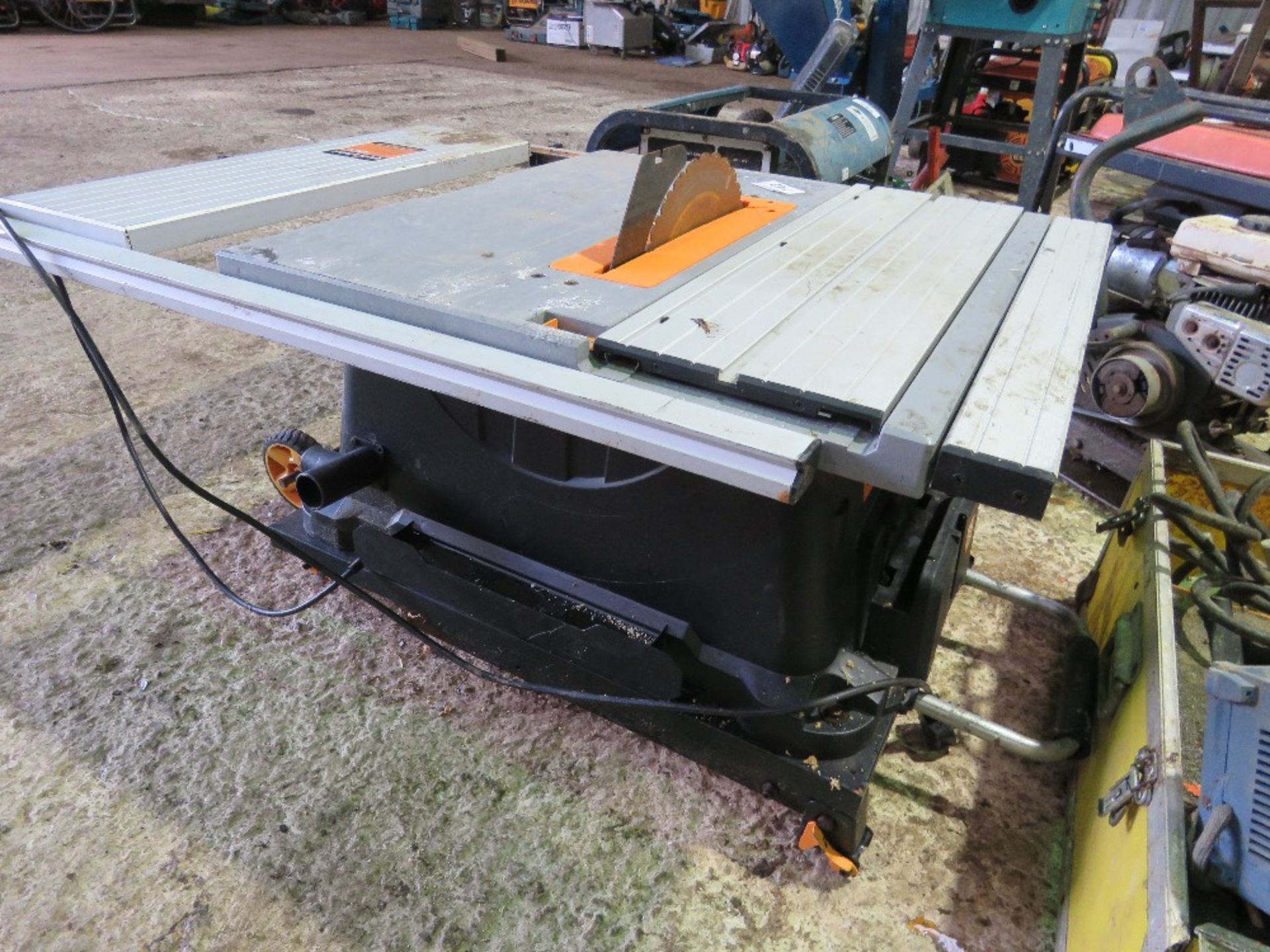 EVOLUTION 240VOLT WOOD CUTTING SAWBENCH....SOURCED FROM DEPOT CLOSURE.