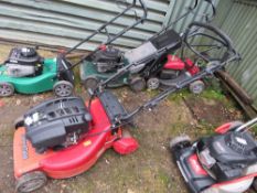 MOUNTFIELD PETROL LAWNMOWER WITH ROLLER , NO COLLECTOR. THIS LOT IS SOLD UNDER THE AUCTIONEERS M