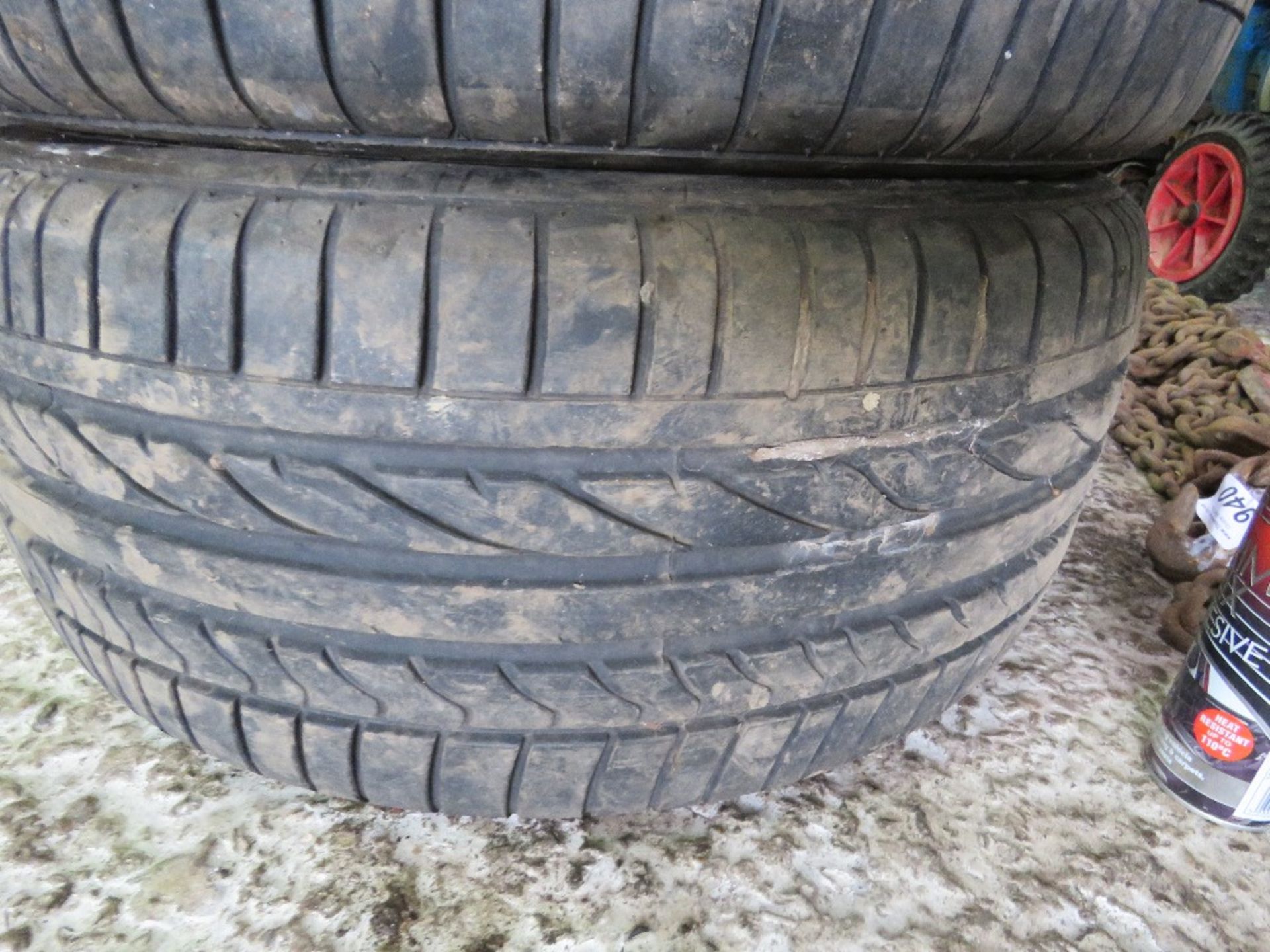 2 X TYRES, CONDITION UNKNOWN 255-50R19. - Image 3 of 4