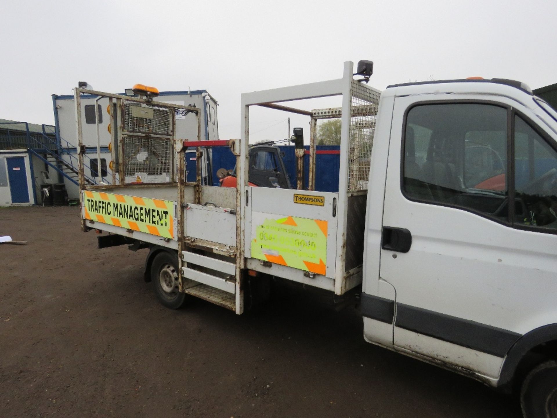 IVECO 35S13 TRAFFIC MANAGEMENT 3.5 TONNE DROP SIDE TRUCK REG: PO12 BBE. WITH V5 AND MOT UNTIL 26/04/ - Image 2 of 12