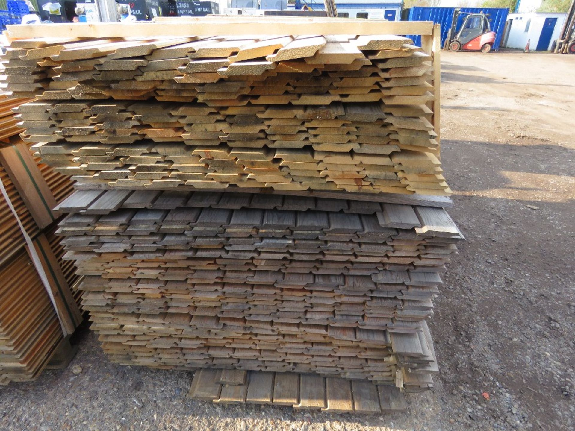 LARGE QUANTITY IN 2 PACKS OF UNTREATED SHIPLAP TIMBER BOARDS 1.83M X 100MM APPROX. - Image 2 of 5