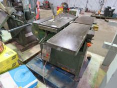 STARTRITE K260 3 PHASE POWERED PLANER THICKNESSER WITH SAWBENCH ATTACHED.