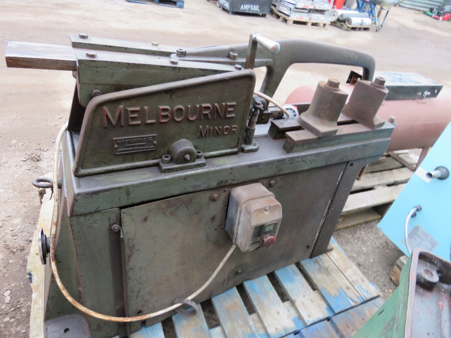 MELBOURNE MINOR 3 PHASE POWERED WORKSHOP POWER HACKSAW. - Image 3 of 3