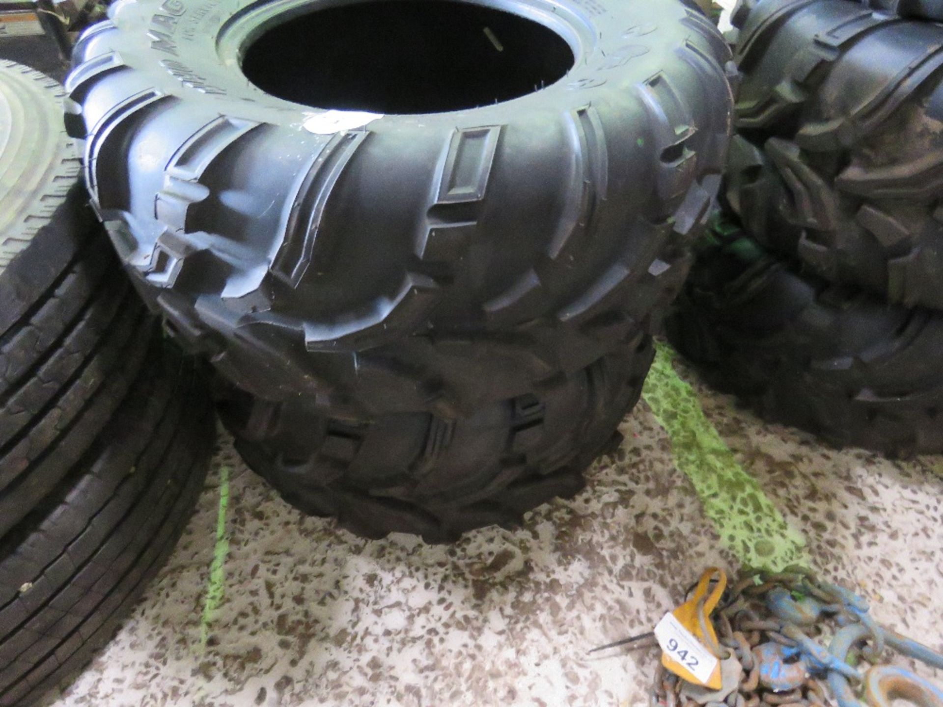 2NO QUAD BIKE/RTV TYRES, UNUSED 25X10.00-12