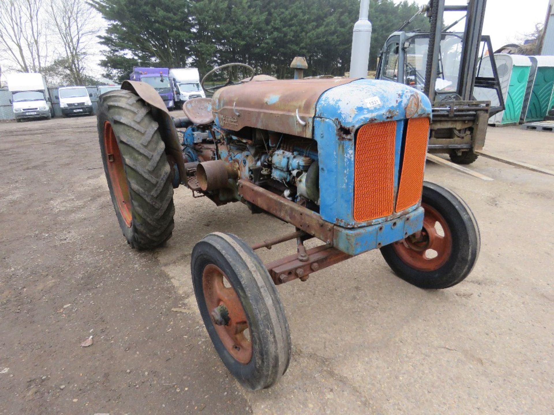 FORDSON MAJOR TRACTOR, ORIGINALLY SUPPLIED BY COUNTY GARAGE CO LTD FROM CARLISLE. WHEN TESTED WAS S - Image 2 of 9