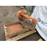 CM22 SLAB CUTTING SAWBENCH, 110VOLT POWERED.