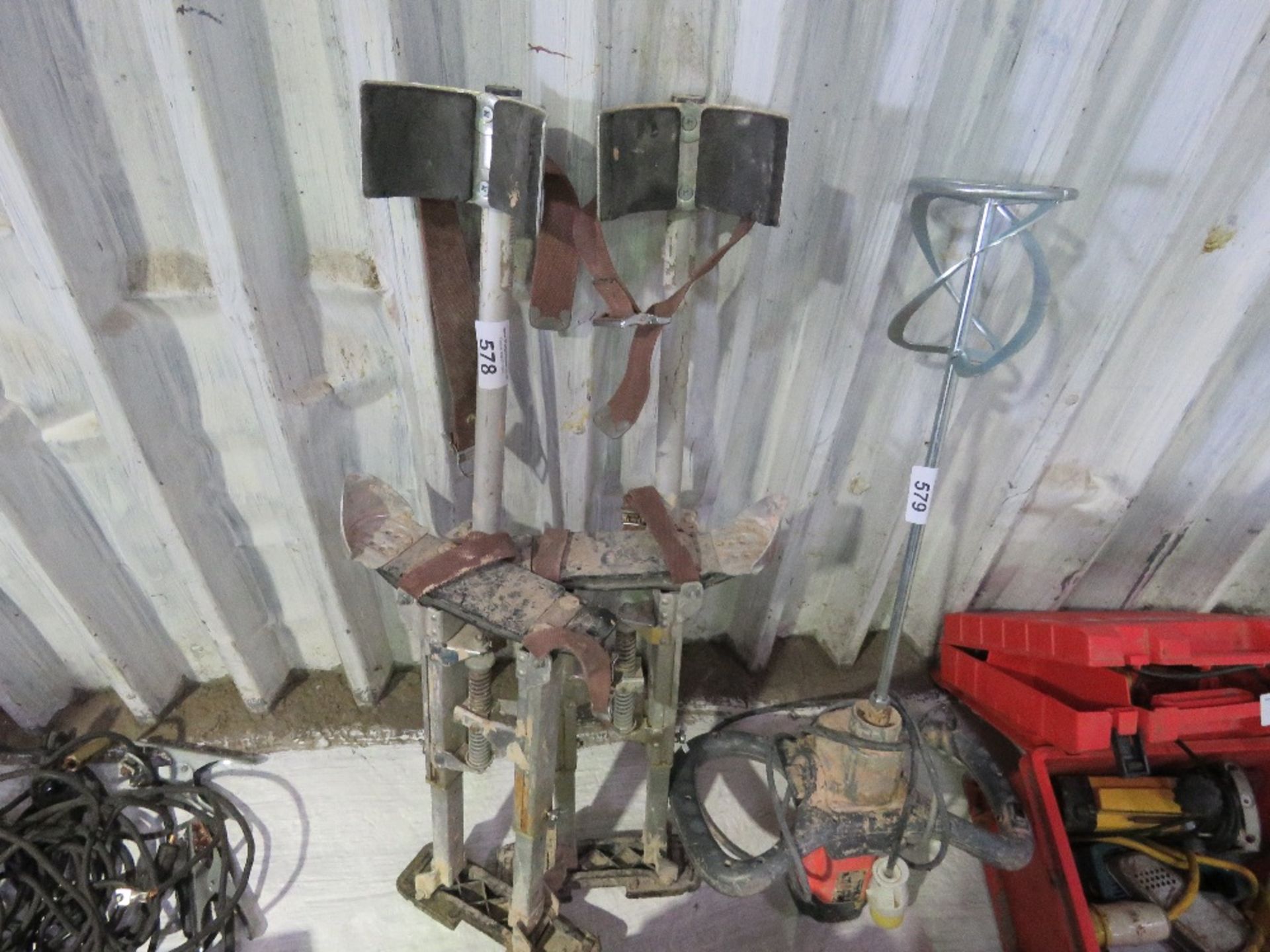 SET OF PLASTERER'S STILTS. DIRECT FROM LOCAL RETIRING BUILDER. THIS LOT IS SOLD UNDER THE AUCTI - Image 5 of 5