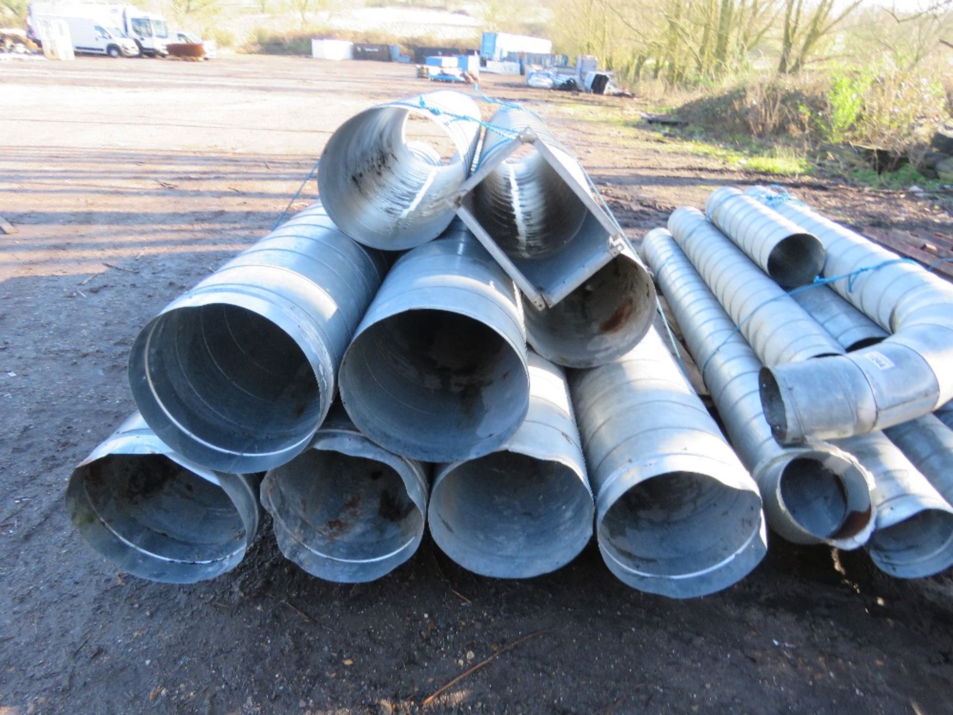 QUANTITY OF STEEL DUCTING TUBES, 14" APPROX DIAMETER. - Image 2 of 4