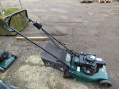 PETROL ENGINE ROLLER MOWER, NO COLLECTOR.....THIS LOT IS SOLD UNDER THE AUCTIONEERS MARGIN SCHEME, T