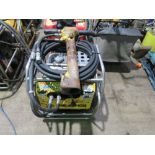 JCB HYDRAULIC BREAKER PACK WITH HOSE AND GUN.