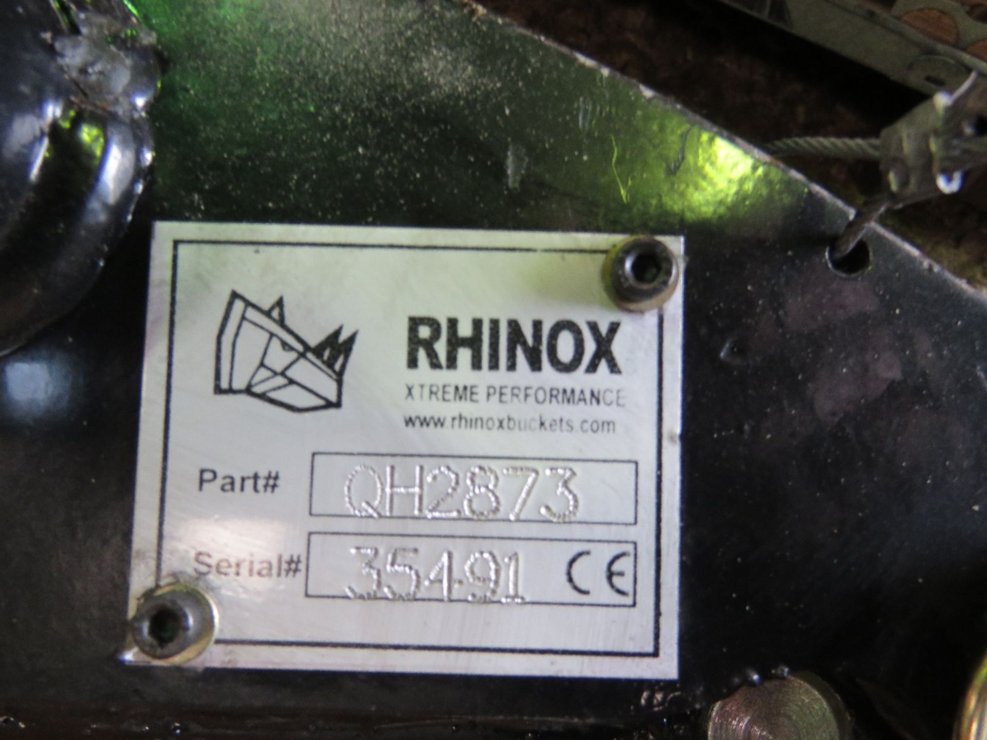 RHINOX MODEL 2873 MANUAL QUICK HITCH ASSEMBLY FOR MINI EXCAVATOR, BOXED, UNUSED. - Image 6 of 7