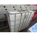 IBC PLASTIC PALLET TANK BOWSER.