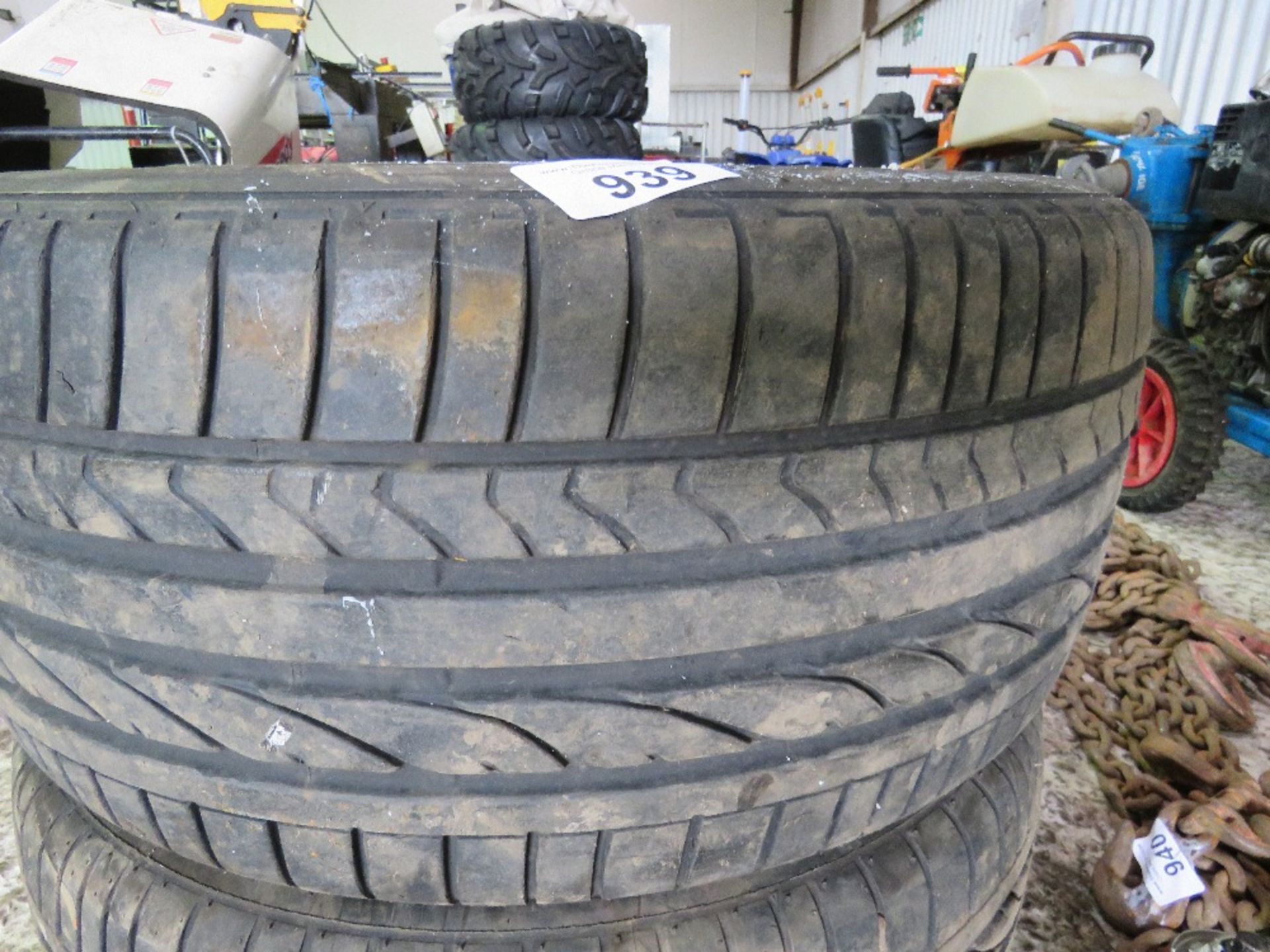 2 X TYRES, CONDITION UNKNOWN 255-50R19. - Image 2 of 4