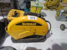 DEWALT 240VOLT METAL CUTTING CROSS CUT SAW. DIRECT FROM LOCAL RETIRING BUILDER. THIS LOT IS SOL