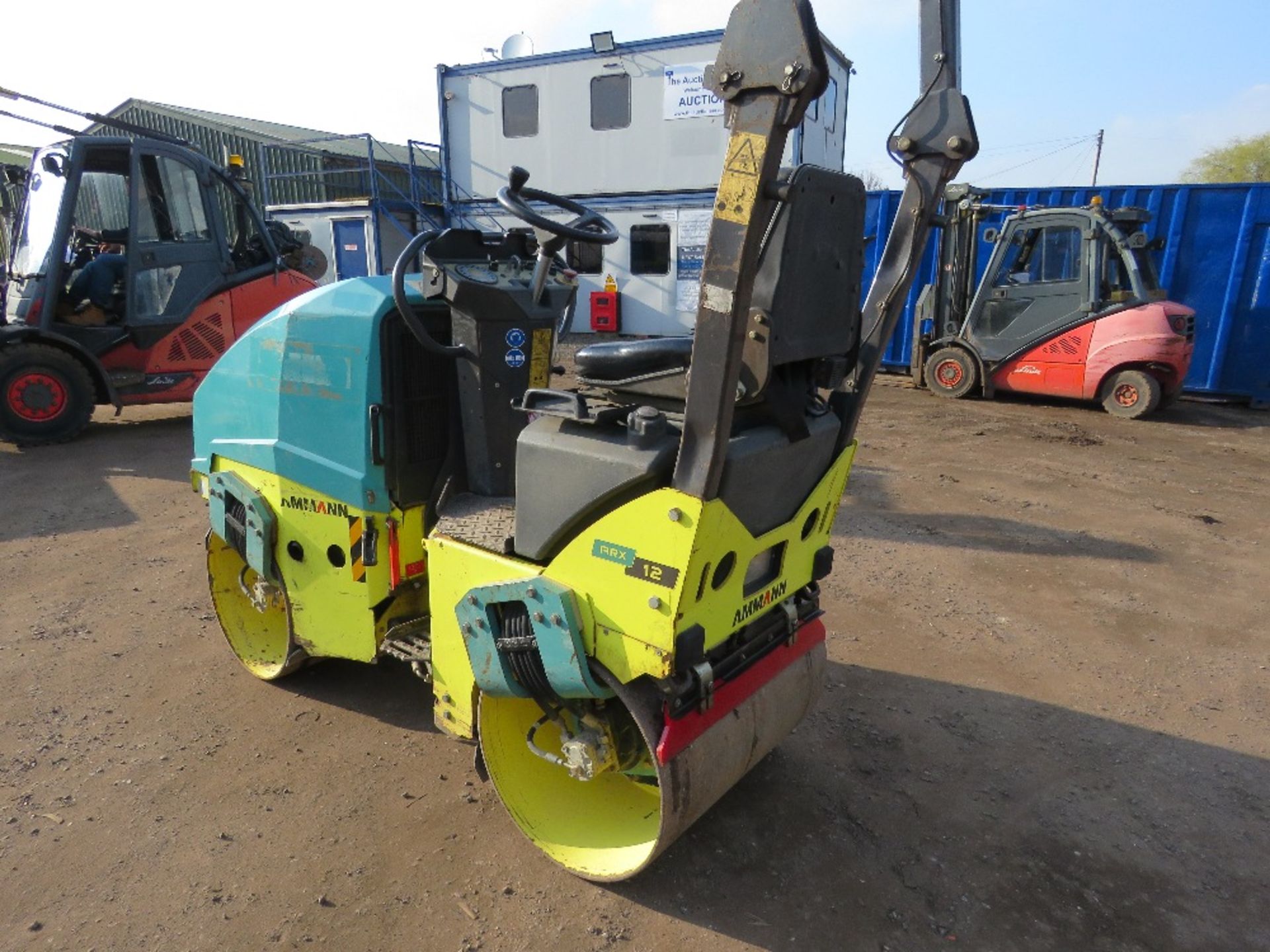 AMMANN ARX12 DOUBLE DRUM RIDE ON ROLLER YEAR 2013 BUILD. 812.3 REC HOURS. SN:TFAARX12ED0013258. DIRE - Image 3 of 13