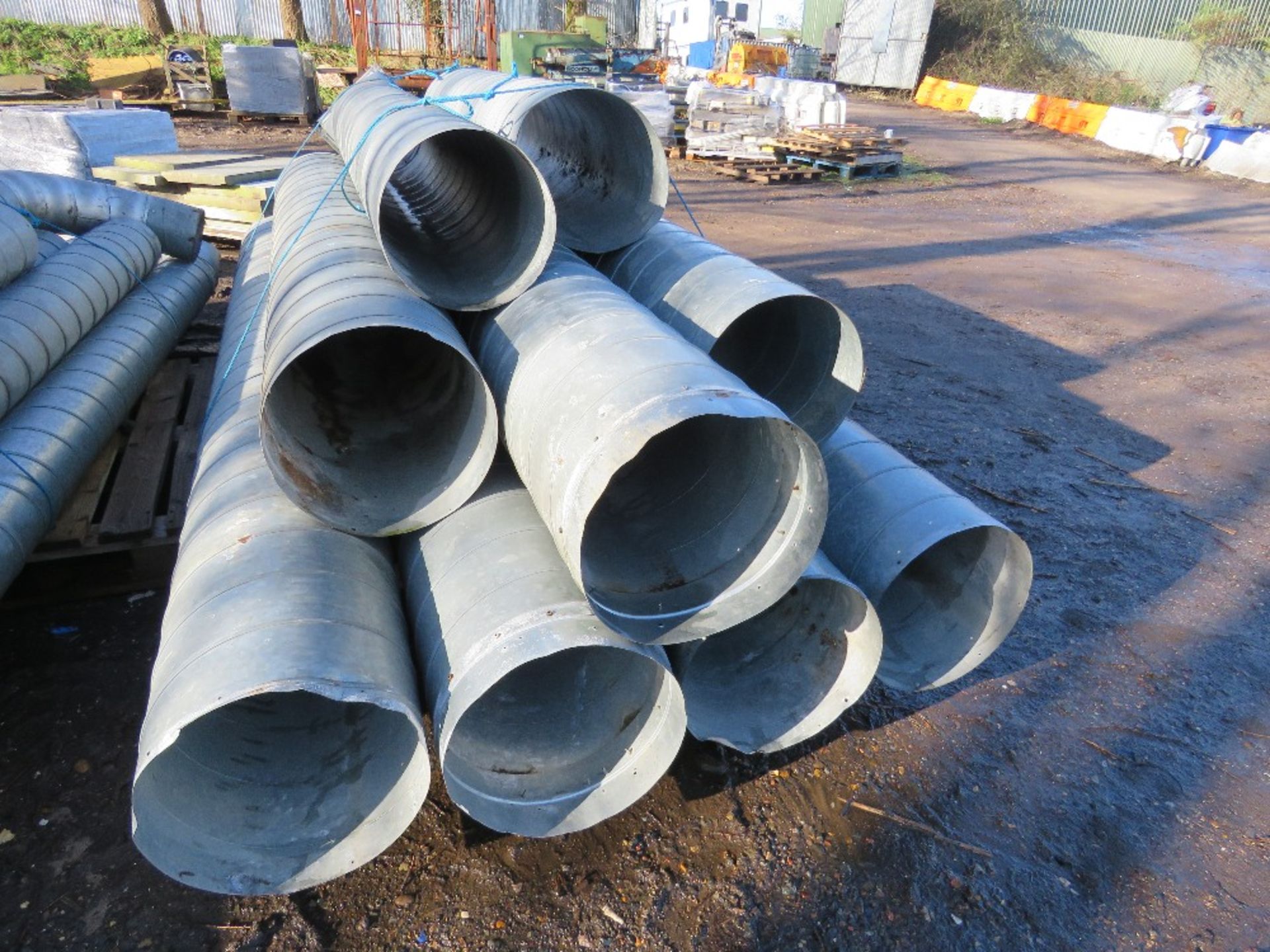 QUANTITY OF STEEL DUCTING TUBES, 14" APPROX DIAMETER. - Image 4 of 4