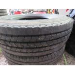 2 X TRUCK TYRES 215/75R17.5, APPEAR LITTLE USED.