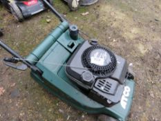 ATCO PETROL ENGINED ROLLER LAWNMOWER , NO COLLECTOR. THIS LOT IS SOLD UNDER THE AUCTIONEERS MARGIN