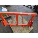 SET OF PALLET FORKS FOR LOADER TRACTOR ETC.....THIS LOT IS SOLD UNDER THE AUCTIONEERS MARGIN SCHEME,