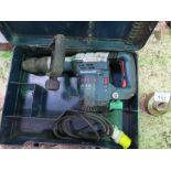 BOSCH 110VOLT BREAKER DRILL IN A BOX.....THIS LOT IS SOLD UNDER THE AUCTIONEERS MARGIN SCHEME, THERE