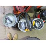 3NO 110VOLT VACUUM CLEANERS. SOURCED FROM COMPANY LIQUIDATION. THIS LOT IS SOLD UNDER THE AUCTI