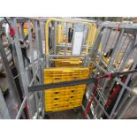 4NO METAL WAREHOUSE TROLLEYS, MESH SIDED.....THIS LOT IS SOLD UNDER THE AUCTIONEERS MARGIN SCHEME, T