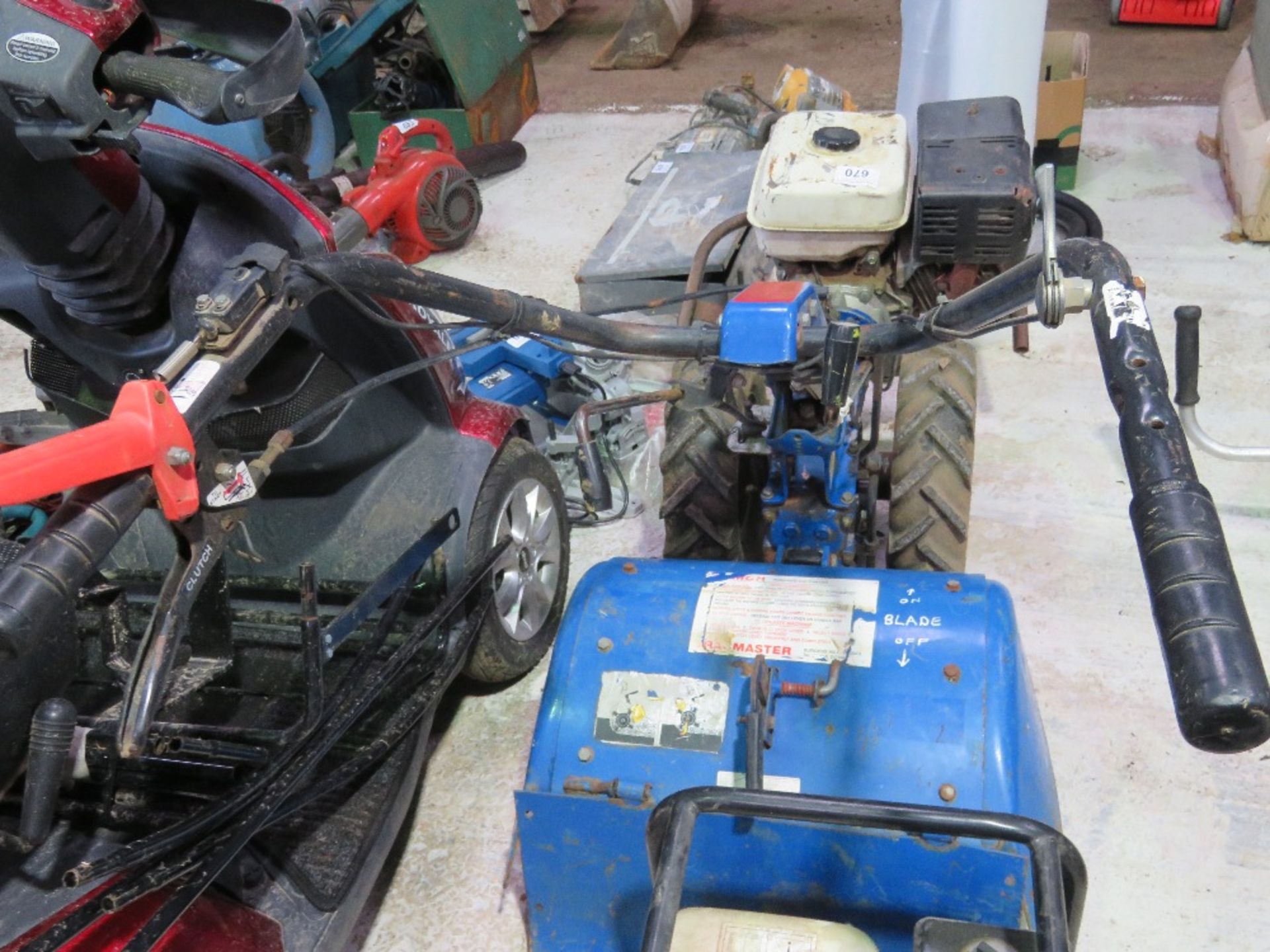 CAMON C8 PETROL ENGINED ROTORVATOR. WHEN TESTED WAS SEEN TO RUN, DRIVE AND BLADES TURNED. - Image 7 of 8