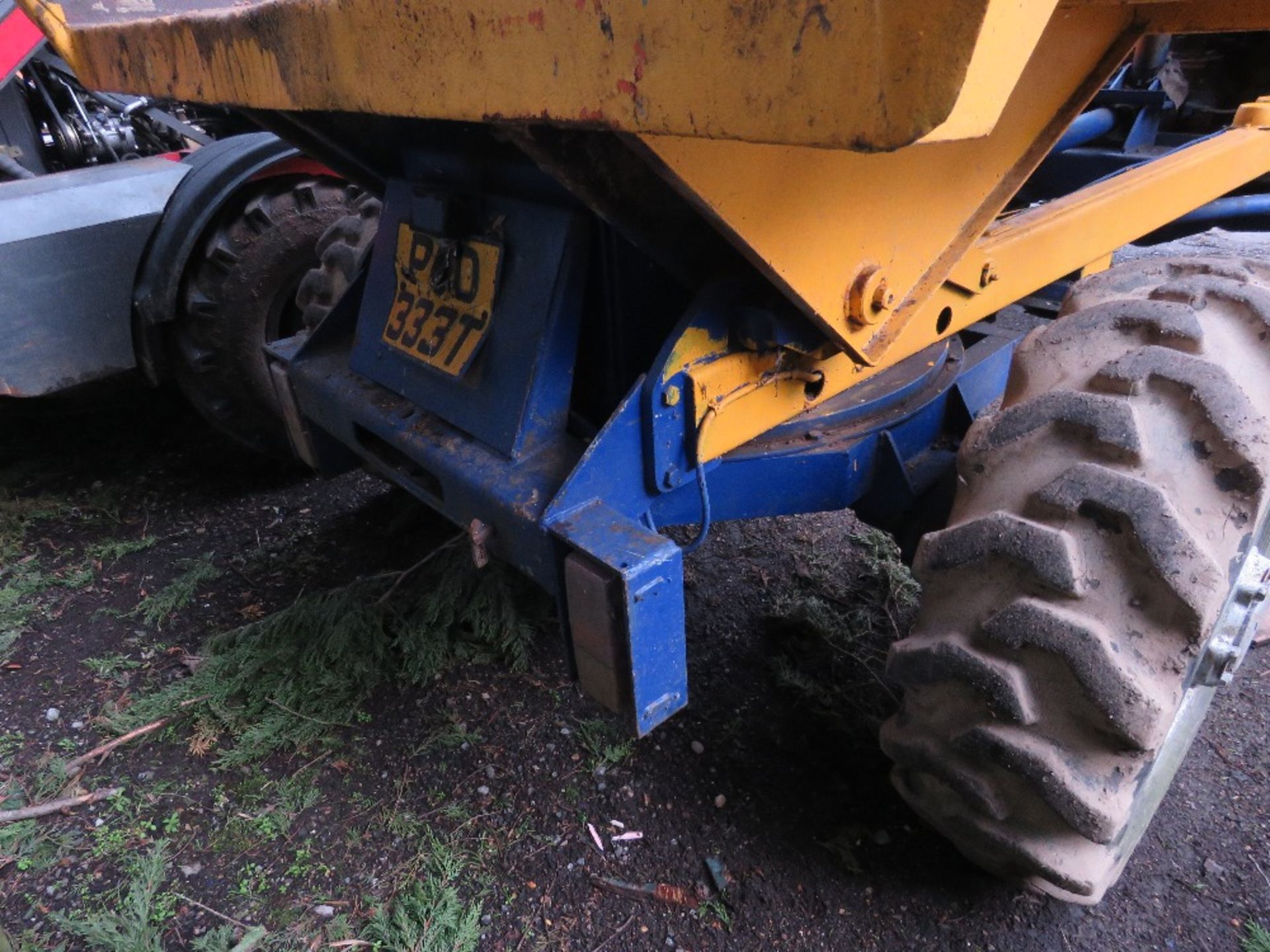 THWAITES ALLDRIVE FORWARD CONTROL DUMPER. 4 WHEEL STEER. WHEN TESTED WAS SEEN TO DRIVE, STEER AND TI - Image 10 of 14