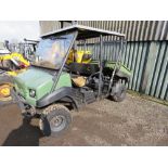 KAWASAKI MULE 4010 LONG WHEEL BASE OFF ROAD BUGGY RTV. 3869 REC HOURS. ELECTRIC POWERED TIPPING