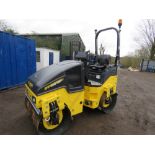 BOMAG 120AD-5 DOUBLE DRUM ROLLER YEAR 2023 BUILD, UNUSED, 1.6 HOURS. SN:961880781857. WHEN TESTED WA