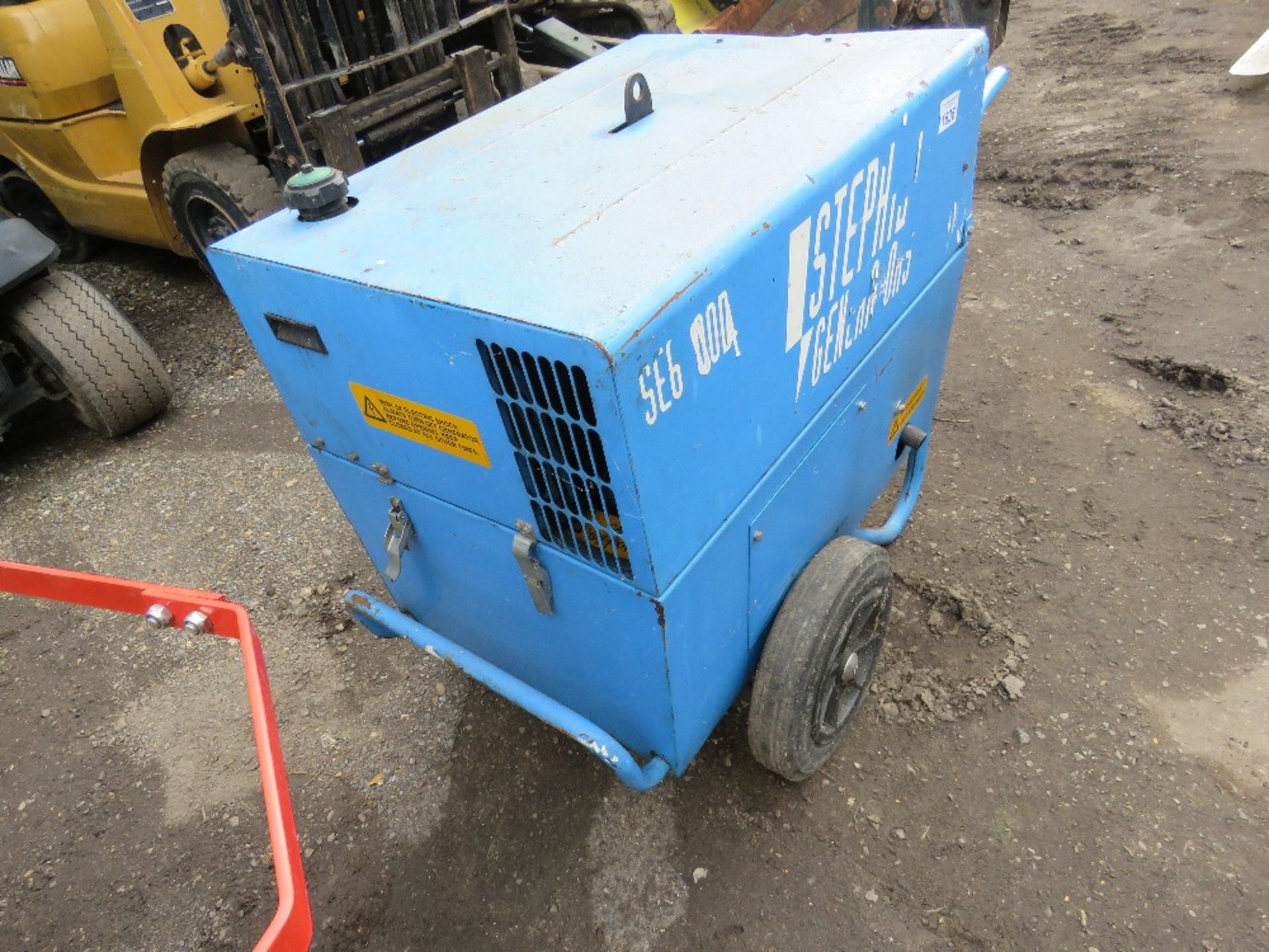 STEPHILL 6KVA BARROW GENERATOR. WHEN TESTED WAS SEEN TO RUN AND MAKE POWER.....THIS LOT IS SOLD UNDE - Image 2 of 6