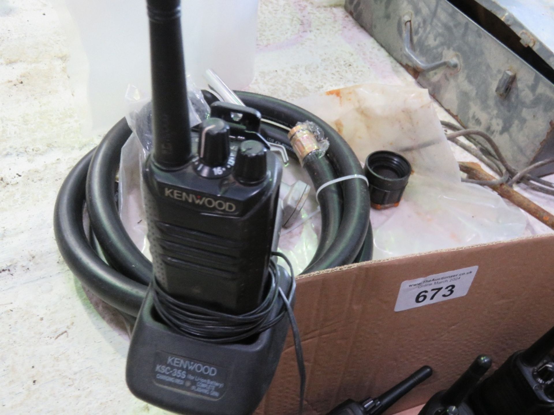 9NO KENWOOD WALKIE TALKIE RADIOS WITH CHARGERS. DIRECT FROM SITE CLOSURE. WORKING WHEN REMOVED. T - Image 2 of 4