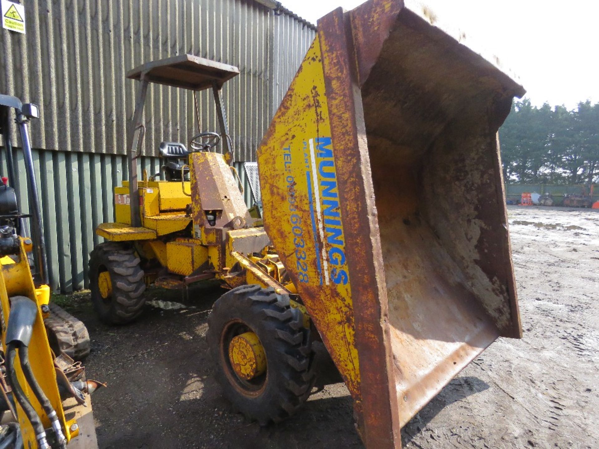 THWAITES 5 TONNE SITE DUMPER, YEAR 1997 BUILD. SN:18-93666.