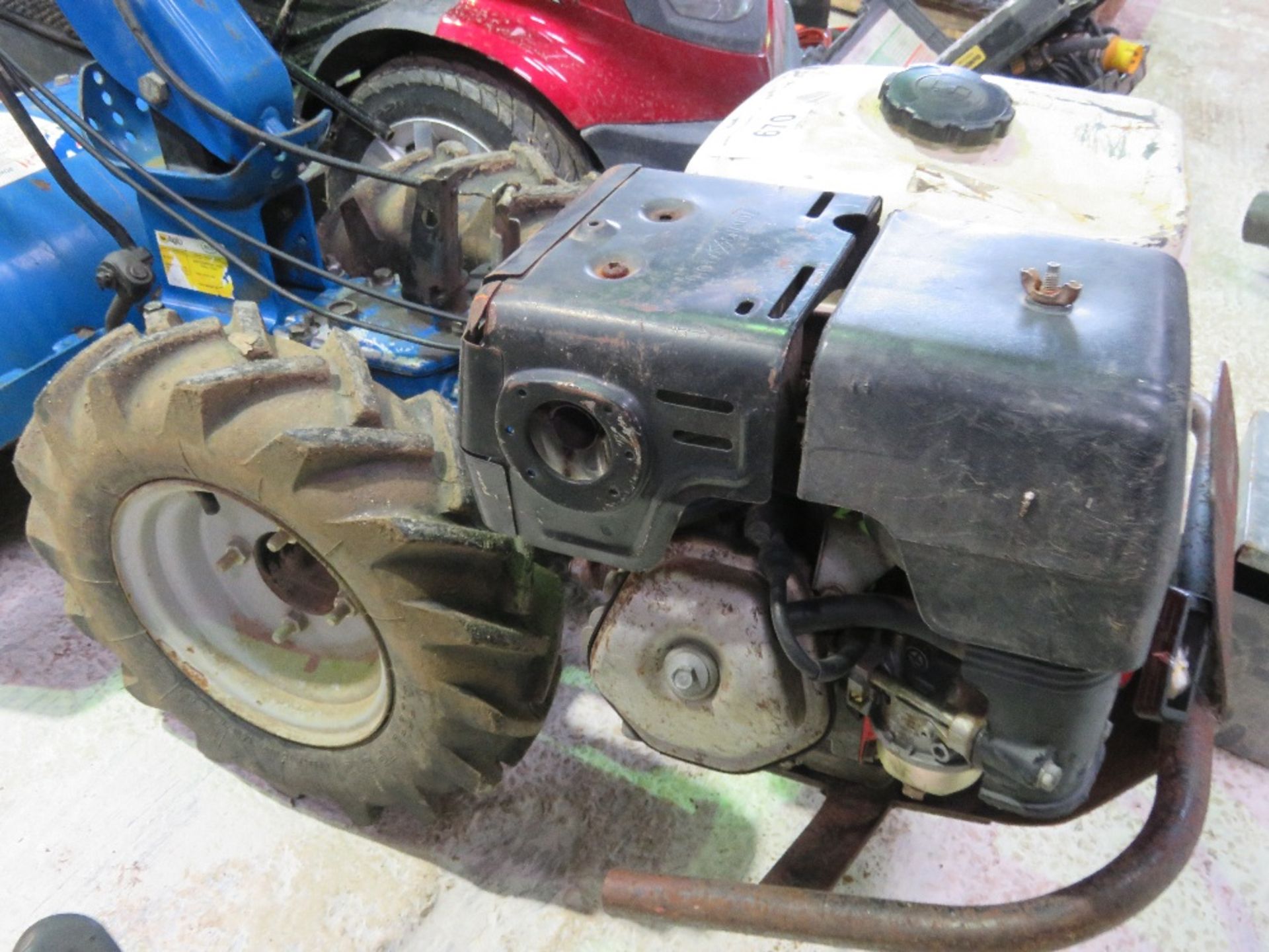 CAMON C8 PETROL ENGINED ROTORVATOR. WHEN TESTED WAS SEEN TO RUN, DRIVE AND BLADES TURNED. - Image 3 of 8