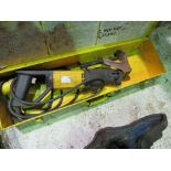 REMS 110VOLT PIPE CUTTING SAW IN A CASE.