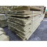 EXTRA LARGE PACK OF TREATED SHIPLAP TIMBER CLADDING BOARDS MIXED 1.4M-1.9M LENGTH X 100MM WIDTH APP