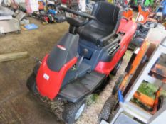 CASTLEGARDEN RIDE ON MOWER WITH COLLECTOR. WHEN TESTEDW AS SEEN TO RUN, DRIVE AND MOWERS TURNED.....