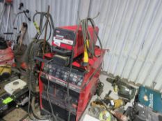 LINCOLN SQUARE WAVE TIG255 WELDER WITH MAGNUM UNIT, 3 PHASE. THIS LOT IS SOLD UNDER THE AUCTIONEE