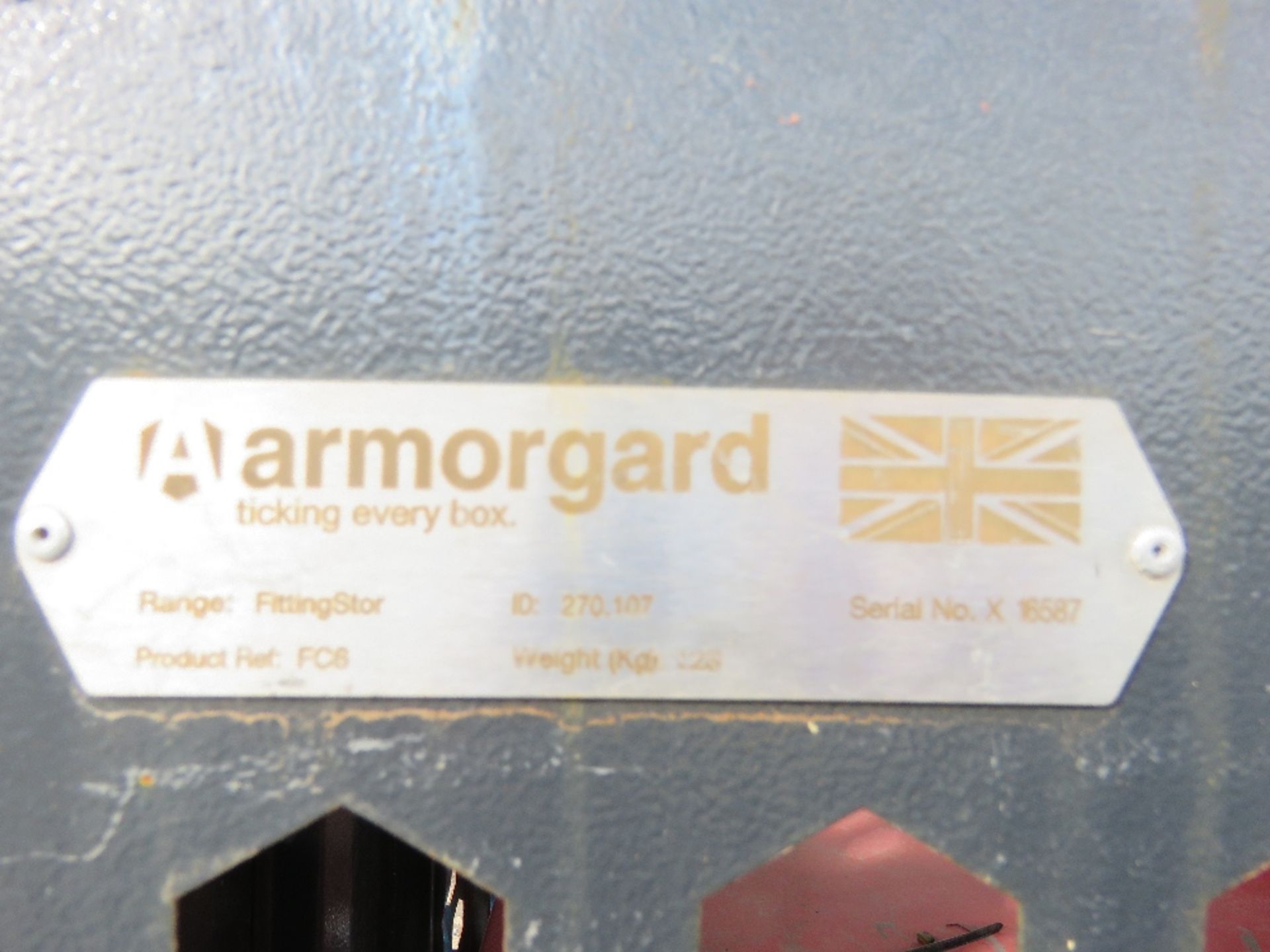 ARMORGARD VENTILATED SIDE FITTINGSTOR CABINET. SOURCED FROM COMPANY LIQUIDATION. - Image 4 of 4