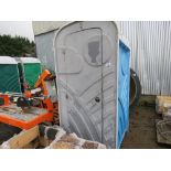 PORTABLE / EVENTS TOILET. THIS LOT IS SOLD UNDER THE AUCTIONEERS MARGIN SCHEME, THEREFORE NO VAT