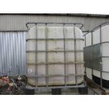 2NO IBC PLASTIC PALLET TANKS. THIS LOT IS SOLD UNDER THE AUCTIONEERS MARGIN SCHEME, THEREFORE NO