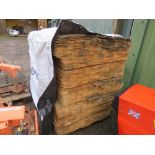 EXTRA LARGE PACK OF UNTREATED SHIPLAP CLADDING TIMBER BOARDS: 1.73M LENGTH X 10CM WIDTH APPROX.