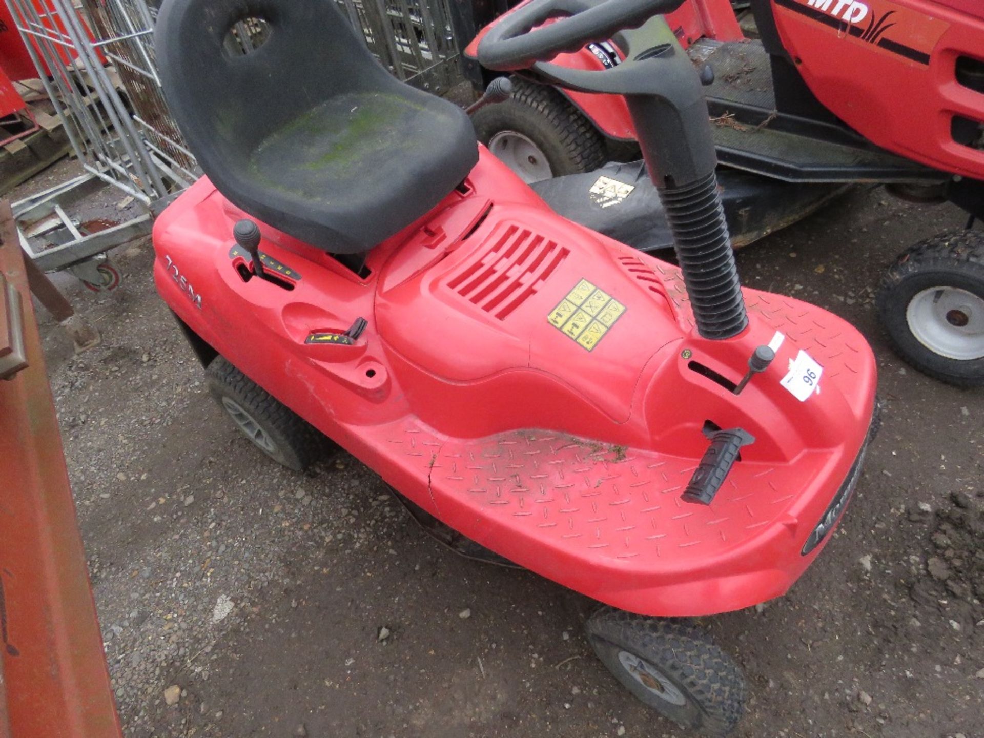 MOUNTFIELD RIDE ON MOWER.....THIS LOT IS SOLD UNDER THE AUCTIONEERS MARGIN SCHEME, THEREFORE NO VAT